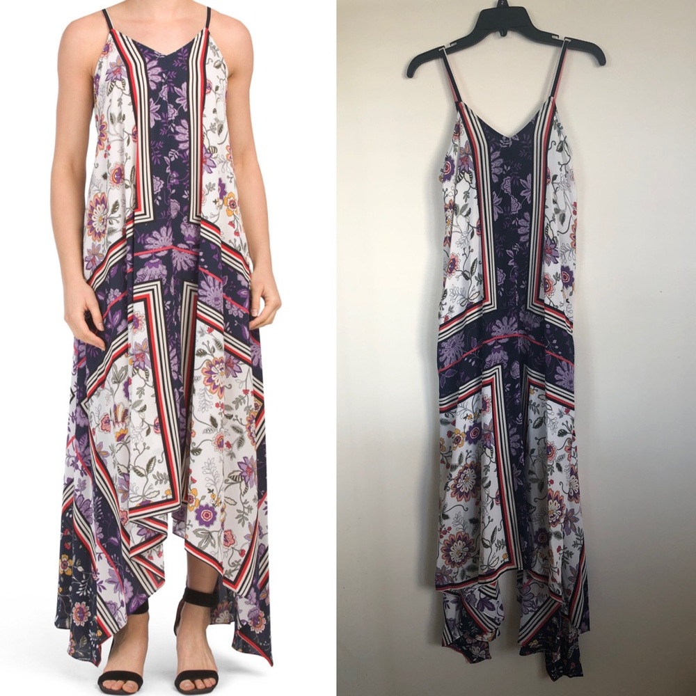 [Nanette Lepore] asymmetrical maxi dress